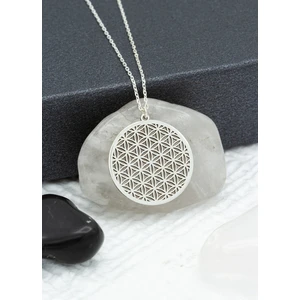 Dkmn Silver Yaşam Çiçeği 925 Ayar Gümüş Kolye