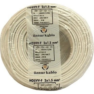 2x1,5 Ttr Kablo 20 m