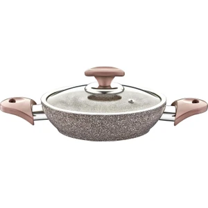 Oms Granit 22X5 Cm Kapaklı Sahan Kahve 3214