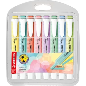 Fosforlu Kalem Swing Cool Pastel 8'li