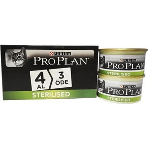 Proplan Sterilised 85 Gr Kedi Konservesi 4 Al 3 Öde