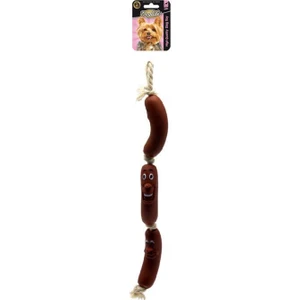 Kauçuk 3lü Sosis Köpek Oyuncağı