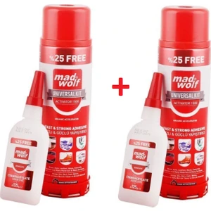 Mad Wolf Hızlı Yapıştırıcı Takımı 500 ml 2'li