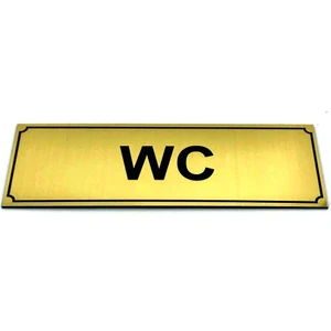 Se-Dizayn Wc Tuvalet Tabelası Kapı Yönlendirme Levhası 5 cm x 15 cm