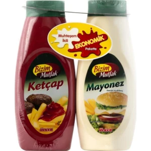 Ketçap 600 gr Mayonez 540 gr Büyük Boy (1140 Gr)
