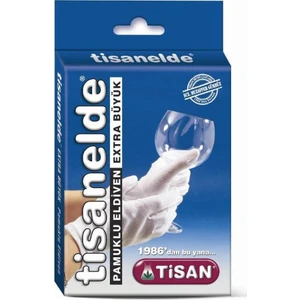 Tisanelde Pamuklu Eldiven Ekstra Büyük