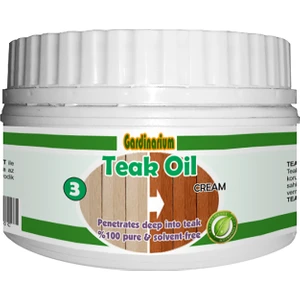TEAK OIL / CREAM (Solventsiz Krem Tik Yağı) 250 gr