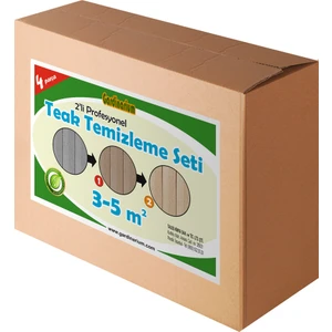 TEAK / Tik Temizleme Seti (4 parça) 3 - 5 m2 Aktif Köpük Ile Güçlendirilmiş Formül