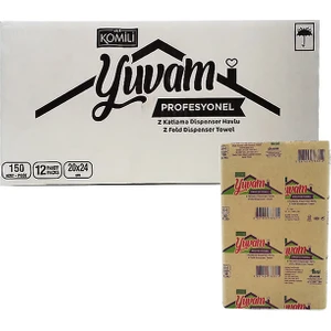 150'li Z Katlama Havlu 12 Paket