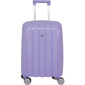 Mçs Lüx Kırılmaz Lila Kabin Boy Pp Valiz - V305