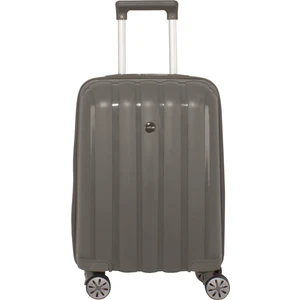 Mçs Lüx Kırılmaz Gri Kabin Boy Pp Valiz - V305