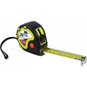 12359 Şerit Metre Sarı Siyah Stoplu 5 M x 25 mm