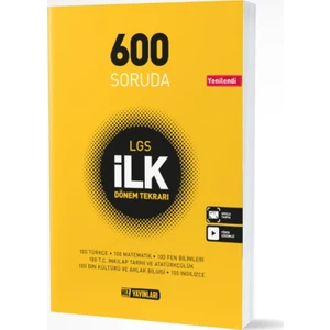 Hız Yayınları 8. Sınıf Tüm Dersler 600 Soruda İlk Dönem Tekrarı