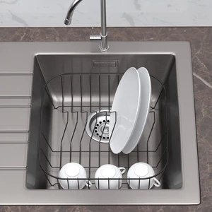 Teknotel Lavabo Evye Tabaklık Bulaşıklık Mat Siyah KB081