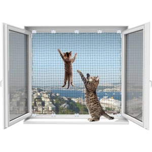 Pets Kedi Güvenlik Ağı Fransız Balkon Kapısı Kutusu 80X220