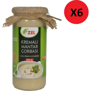 Kremalı Mantar Çorbası 480 ml - Ilikli Kemik Suyundan 6'lı