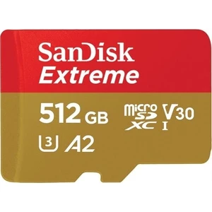 SanDisk Extreme 512GB microSDXC UHS-I Hafıza Kartı (SDSQXA1-512G-GN6MN)