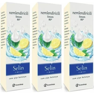 Nemlendiricili Limon Kolonyası 80 Derece 180 ml x 3 Adet