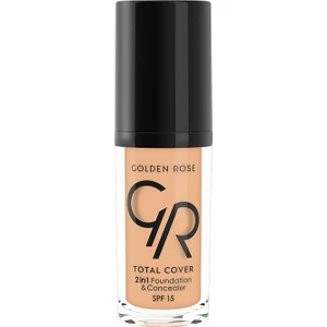 Golden Rose gr Total Cover 2 in 1 Fondöten & Kapatıcı S.boy No:07