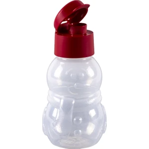 Çocuk Şişe Kardan Adam Pratik Kapak Su Şişeleri Suluk 310 ml