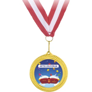 Ben Artık Okuyorum Madalyası Model 7 - 3 Adet