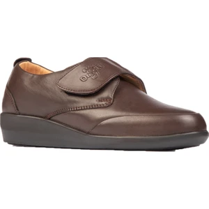 Klasik Geniş Sağlıklı Yürüyüş Ayakkabısı 105 Kahverengi