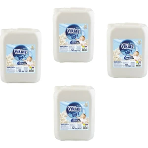 Soft Çamaşır Yumuşatıcısı Sensitive 5 Lt - 4'lü