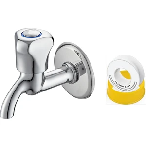 Kısa Tuvalet Lavabo Musluğu  Sızdırmaz Teflon Bant