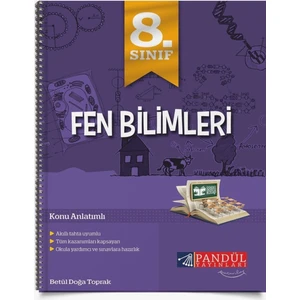 Pandül Yayınları 8. Sınıf Fen Bilimleri Defteri