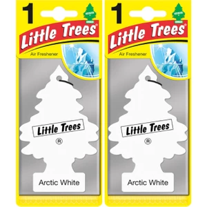 Little Trees Buz Beyazı Oto Kağıt Koku 2 Adet Asma Araba Kokusu