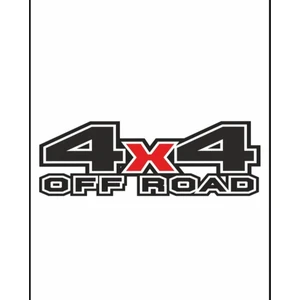 Baskı Marketim 4*4 Off Road Sticker Etiket