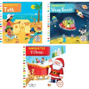 Hareketli Kitaplar Kitabı 3 Kitap Set 1-3 Yaş -2
