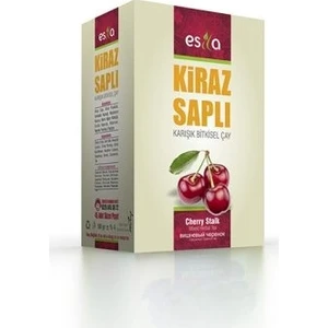 2 Adet Esila Kiraz Saplı Karışık Bitkisel Çay 90 Süzen Poşet