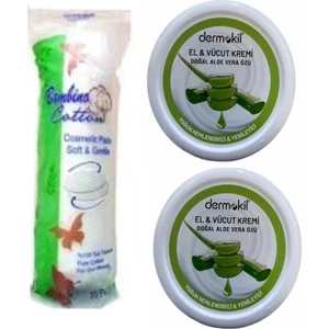 El Kremi Alo Vera 2x220 ml + Makyaj Pamuğu