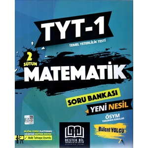 Destek Bil Yayınları TYT 1 Matematik Soru Bankası