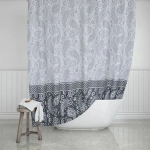 Nurteks Evdy Banyo Perdesi Çift Kanat 110 x 200 cm