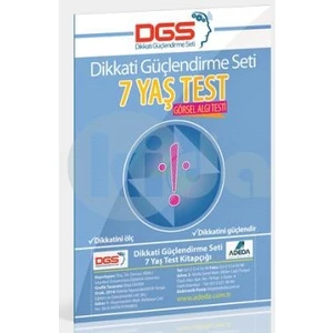 Adeda Yayıncılık Adeda - Dikkati Güçlendirme Seti 7 Yaş Test - Osman Abalı