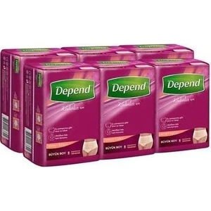 Emici Külot Kadın 60 Adet Orta Medium Beden 10LU 6 Paket