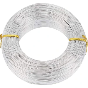 Dünya Magnet Alüminyum 0.6 mm Kalınlık Deney Hobi ve Tasarım Teli Gri 20 Metre