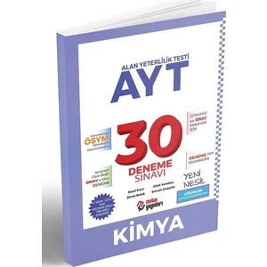 Metin AYT Kimya 30 Deneme Sınavı 2021