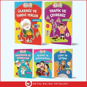 Boya Öğren Çıkartmalı Çocuk Kitapları