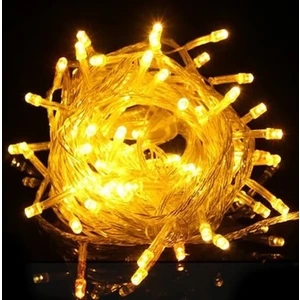 Gift Box Led Lamba 10 mt 100 Led Şeffaf Kablo Işık Dekor Gün Işığı