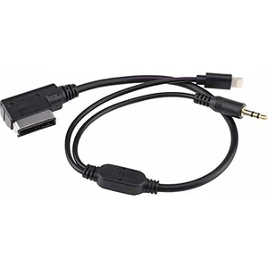 Vw Audi 3.5 mm Aux Kablosu ve iPhone Lightning Şarj Sku2
