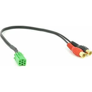 Renault Megane Clio Aircus Rca 6pin Ses Kablosu SKU47