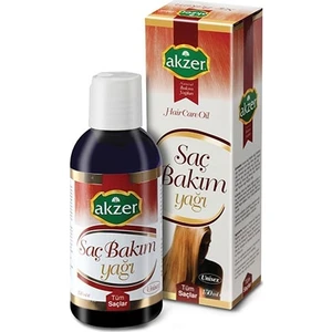 2 Adet Akzer Saç Bakım Yağı Tüm Saçlar 300 ml