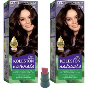 Wella   Naturals Koyu Kahve Saç Boyası 3.0 x 2ADET-(TEK Gün Kulanımlık  Ruj )