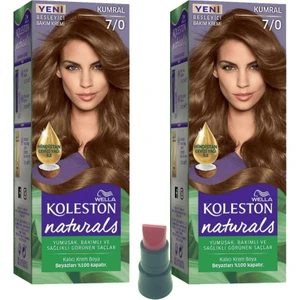 Wella   Naturals Kumral Saç Boyası 7.0 x 2ADET-(TEK Gün Kulanımlık  Ruj )