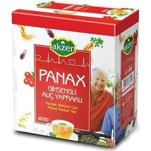 Panax Ginsengli Alıç Yapraklı Karışık Bitkisel Çay 60 Süzen Poşet