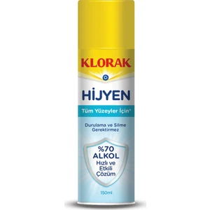 Klorak Hijyen Yüzey Spreyi 150ML