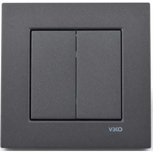 Novella Füme Ikili Anahtar Komütatör Çerçeveli